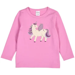 Langarmshirt "Einhorn" pink 98