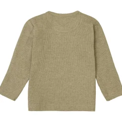 Langarmshirt "Ripp" olivgrün melange 68