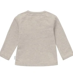 Langarmshirt taupe meliert 62
