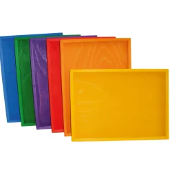 Legetabletts bunt 6er Set