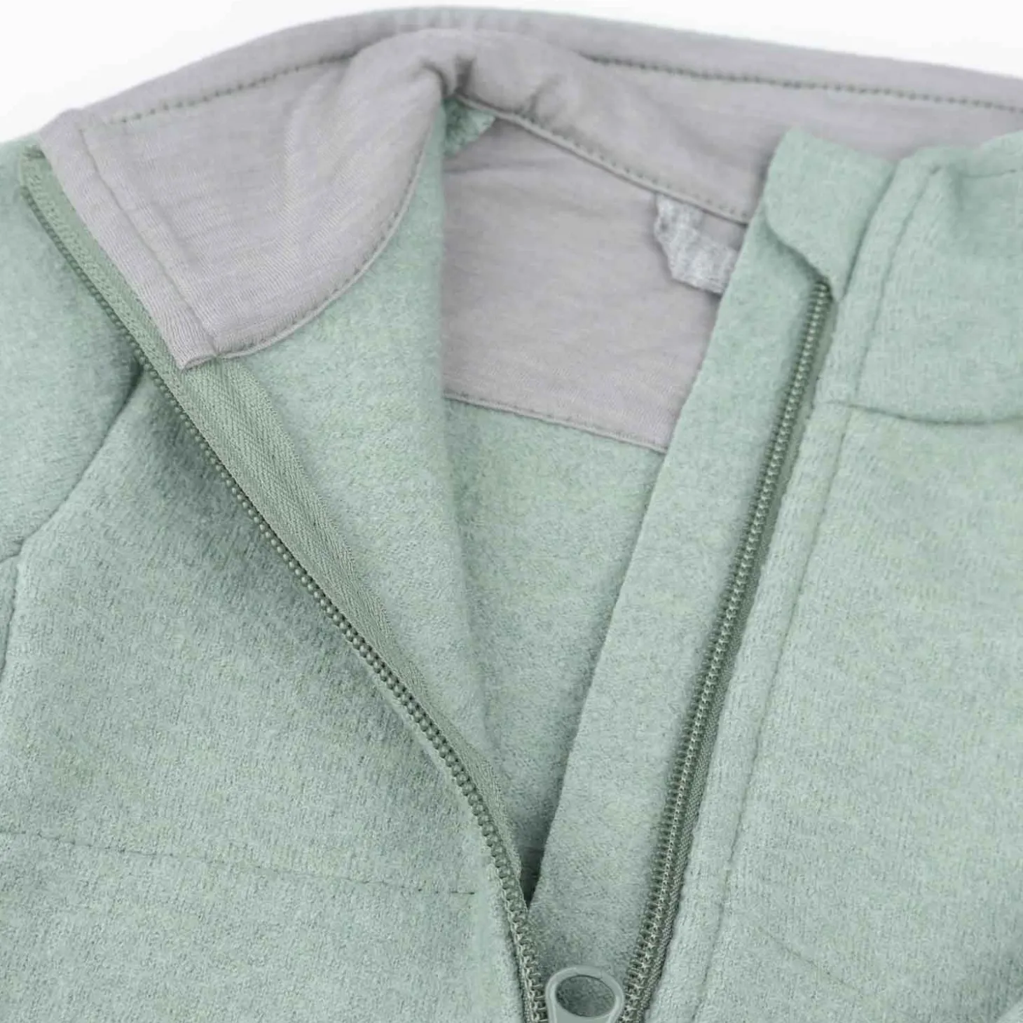 Leichte Walkjacke "Zipper" jade 122/128