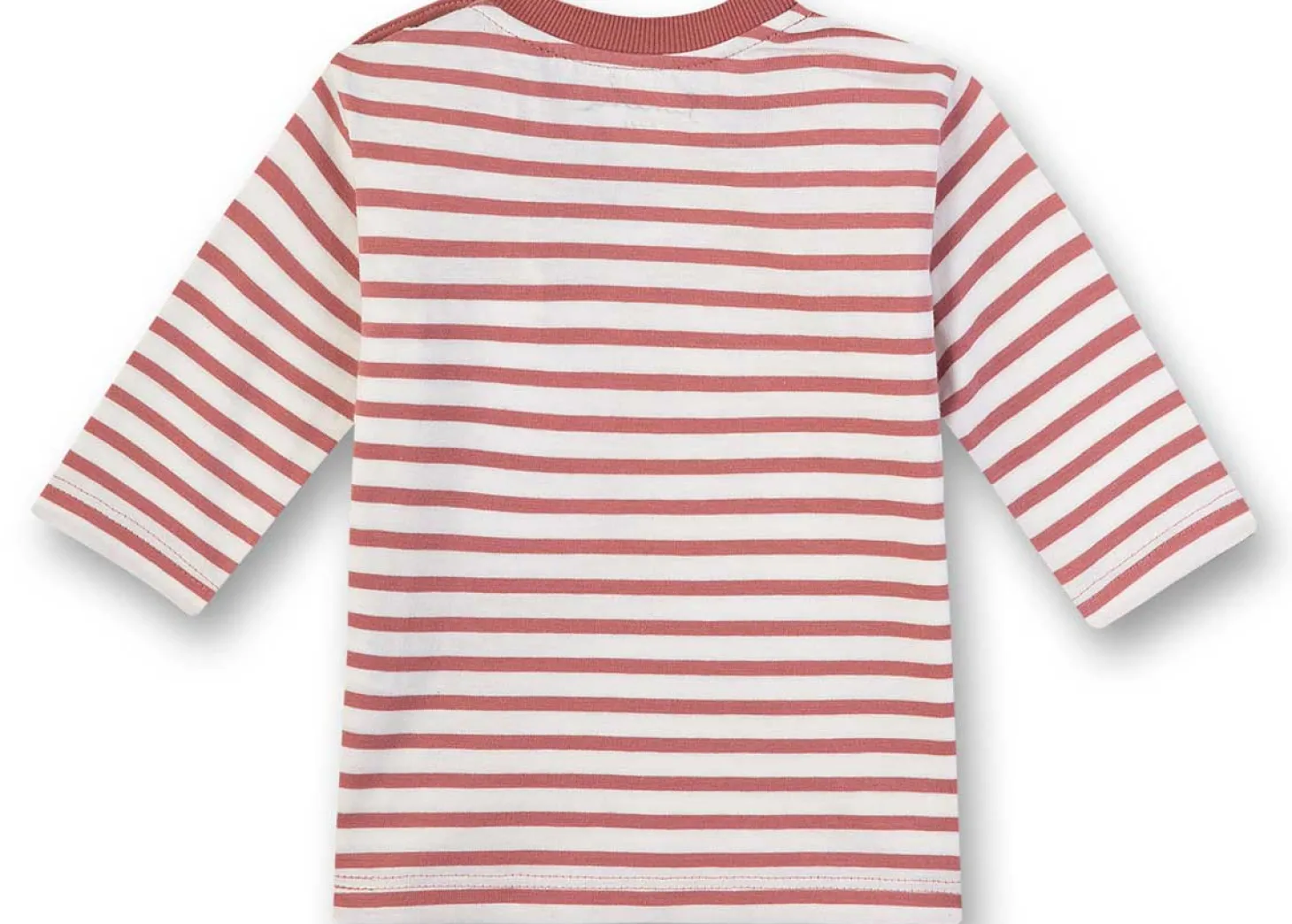 Mädchen Shirt langarm altrosa Ringel 92