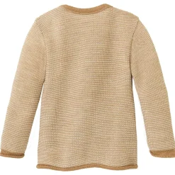 Melange-Jacke Merinowolle karamell 50/56