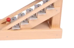 Murmelbahn Holz mit Glockenspiel natur