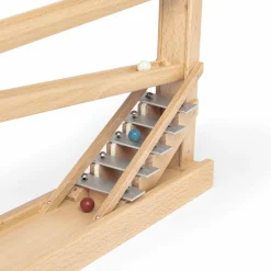 Murmelbahn Holz mit Glockenspiel natur