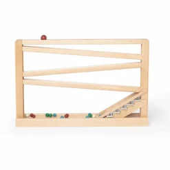 Murmelbahn Holz mit Glockenspiel natur