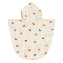 Musselin-Poncho natur