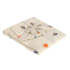 Musselin-Poncho natur