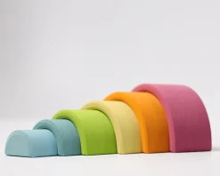 Regenbogen Pastell Mittel