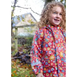 Regenjacke "Blumen" gefüttert  98
