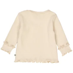 Ripp-Langarmshirt gerüscht oak 86