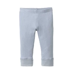 Ripp-Leggings blaugrau 74/80