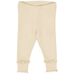 Ripp-Leggings mit Rüsche oak 92