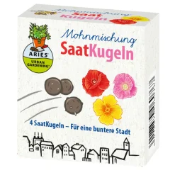 Saatkugeln "Mohnmischung" 4er