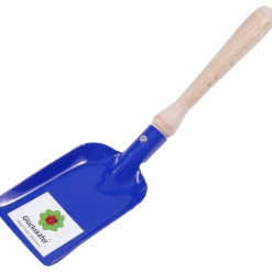 Schaufel eckig Metall klein blau