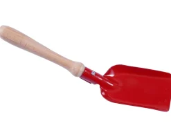 Schaufel eckig Metall klein rot