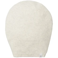 Schleifen-Beanie "Ripp" natur melange 0M-3M