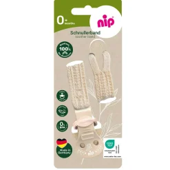 Schnullerband beige