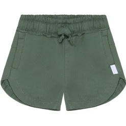 Shorts mit Kordelzug dunkelgrün 80