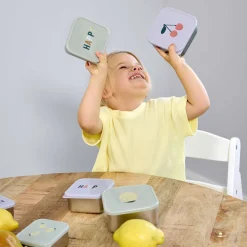 Snackbox 3er Set Edelstahl 