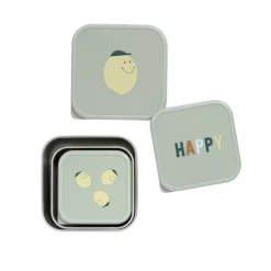 Snackbox 3er Set Edelstahl 