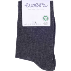 Socken anthrazit uni 31-34