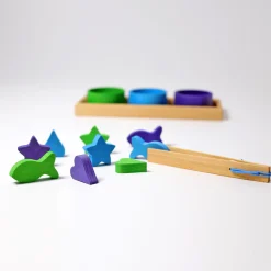 Sortierspiel Regenbogenschälchen