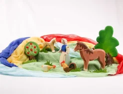Spieltücher Sommer 5 Farben