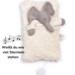 Spieluhr Schlafsack Elefant | Weißt du wieviel Sternlein stehen