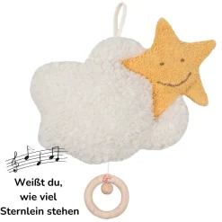 Spieluhr Wolke mit Stern | Weißt du, wieviel Sternlein stehen
