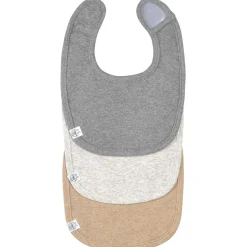 Spucklätzchen 3er Set grau-beige