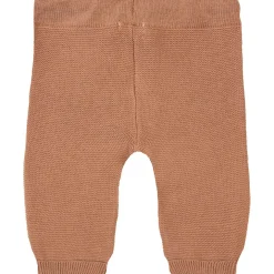 Strick-Babyhose orangebraun 50