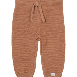 Strick-Babyhose orangebraun 50