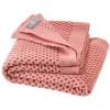 Strickdecke Merinowolle 80x100 cm softpink