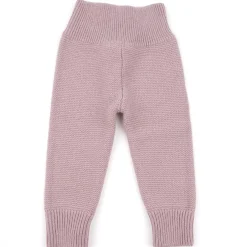 Strick-Hose mit Cashmere altrose 74/80