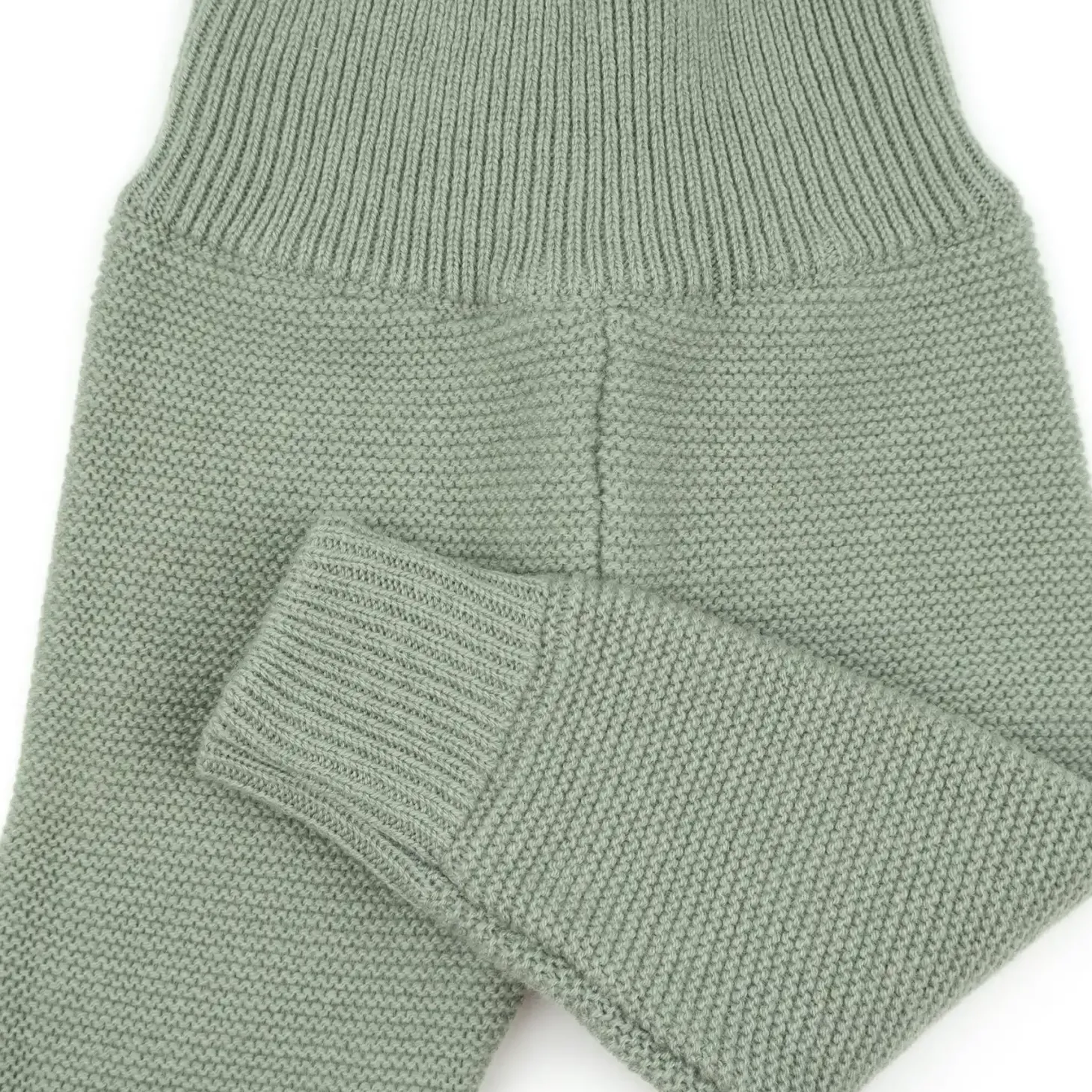 Strick-Hose mit Cashmere sage 50/56