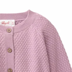 Strickjacke malve 74/80