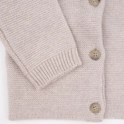 Strickjacke mit Cashmere beige 50/56
