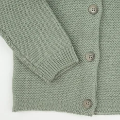 Strickjacke mit Cashmere sage 74/80