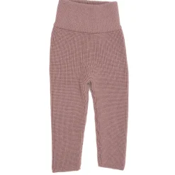 Strick-Leggings Merinowolle mauve 98/104