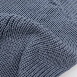 Strick-Leggings Merinowolle rauchblau 110/116