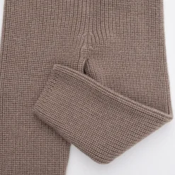 Strick-Leggings Merinowolle nuss 98/104