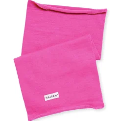 Strick-Loopschal Merinowolle neon pink