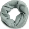 Strick-Loopschal Merinowolle mint