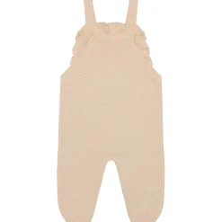 Strick-Playsuit hellbeige 56