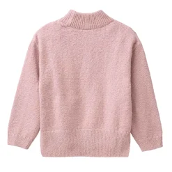 Strick-Pullover mit Stehkragen rosenholz 98/104
