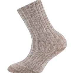 Stricksocken beige-meliert 27-30