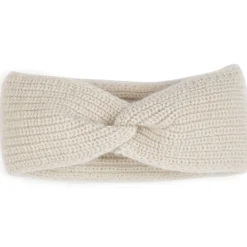 Strick-Stirnband mit Cashmere beige 1