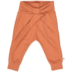 Sweathose mit Rüschen terracotta 92