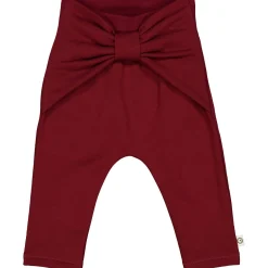 Sweat-Hose "Schleife" dunkelrot 86